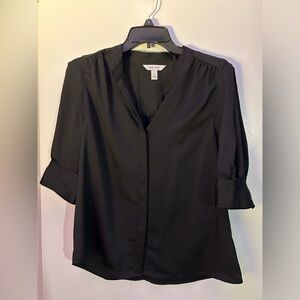 Nine West Black Blouse